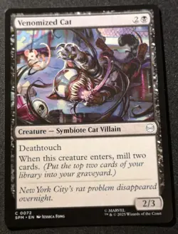 Venomized Cat X2 - SPM - MTG - EN - NM - 0072 - Image 1