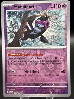 Pokemon TCG - Munkidori - 095/168 - Twilight Masquerade - Reverse Holo - Image 1