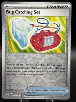 Pokemon TCG - Bug Catching Set - 143/167 - Twilight Masquerade - Reverse Holo - Image 1