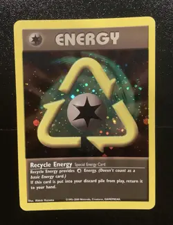 Pokemon Recycle Energy (WOTC League Promo) Holo Rare Vintage 2002 - Image 1