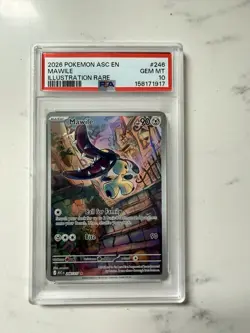 Pokemon TCG 2026 ASC Mawile Illustration Rare Holo 246/217 EN PSA 10 - Image 1