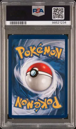 1999 POKEMON FOSSIL 1ST EDITION #10 LAPRAS-HOLO PSA 8 - Image 2