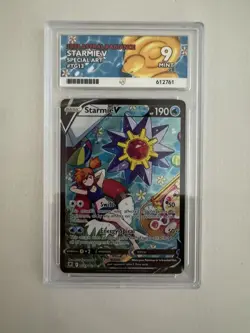 Pokemon TCG Starmie V (Alt Art Rare) Graded ACE 9 TG13/TG30 Astral Radiance - Image 1