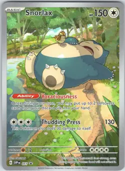 Snorlax 051 Holo Promo Scarlet & Violet Promo Pokemon NM - Image 1