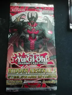 1x Hidden Arsenal 5 BOOSTER Steelswarm Invasion Holo Secret Rare Karte YU-GI-OH - Image 1