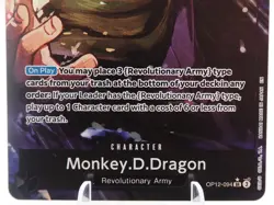Monkey D Dragon OP12-094 SR Alt Art | One Piece TCG Card Game English - Image 2