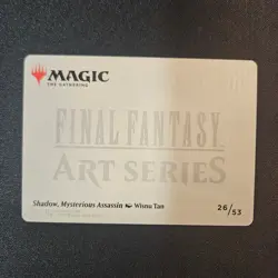 Shadow, Mysterious Assassin - Art Series 26/53 - Final Fantasy MTG - Art Card - Image 2