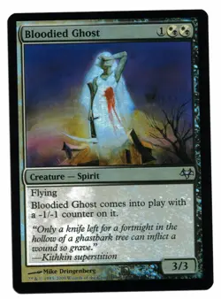 Magic the Gathering MTG Card: Bloodied Ghost FOIL 83/180 Eventide Rare! NM - Image 1