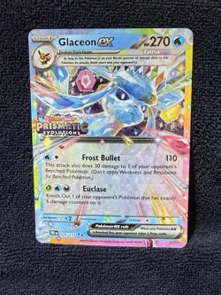 Glaceon EX Stamped Surprise Box PRE 026/131 Pokemon NM - Image 1