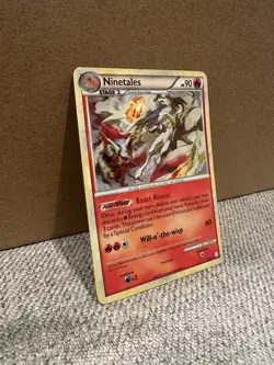 Ninetales - 7/123 - Pokemon Heart Gold Soul Silver Holo Card MP/HP. See Pics - Image 2