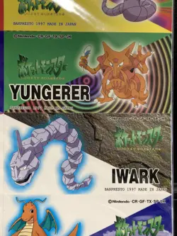 Sticker Board Sealed 1997 Banpresto Pokemon Japanese - Image 4