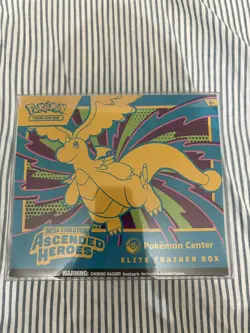 Pokemon Center Elite Trainer Box Ascended Heroes Factory Sealed with Case - Image 1
