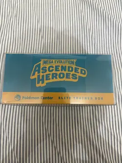 Pokemon Center Elite Trainer Box Ascended Heroes Factory Sealed with Case - Image 3