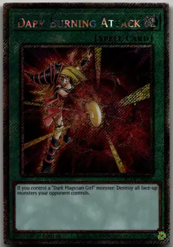 Dark Burning Attack (Platinum Secret Rare) Platinum Secret Rare Quarter Century - Image 1