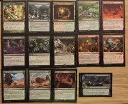 Budget Casual MTG Commander Deck Black Red Green Land With Soul Of Windgrace - Image 3