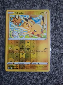 Pokemon Card Pikachu Silver Tempest Common 049/195 Near Mint - Image 1