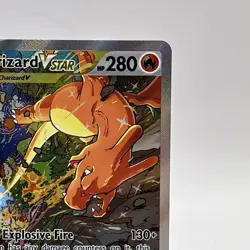 2022 Pokemon TCG Charizard VSTAR SWSH262 Full Art Black Star Promo Holo Card - Image 2