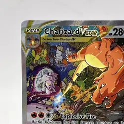 2022 Pokemon TCG Charizard VSTAR SWSH262 Full Art Black Star Promo Holo Card - Image 3