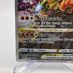 2022 Pokemon TCG Charizard VSTAR SWSH262 Full Art Black Star Promo Holo Card - Image 4