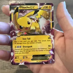 2015 Pokemon XY Black Star PromoPikachu EX #XY84 RARE CARD! - Image 1