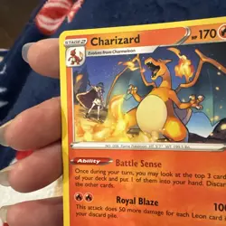 Pokemon Charizard Stage 2 promo 2024 Card 001/015 Exc Condition - Image 3