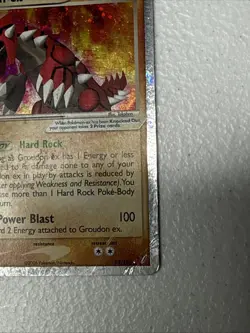 Pokemon Groudon ex Holo Rare EX Crystal Guardians 93/100 100 HP TCG Card - Image 3