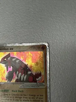 Pokemon Groudon ex Holo Rare EX Crystal Guardians 93/100 100 HP TCG Card - Image 4