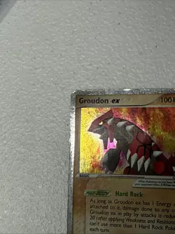 Pokemon Groudon ex Holo Rare EX Crystal Guardians 93/100 100 HP TCG Card - Image 5