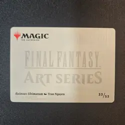 Ruinous Ultimatum - Art Series 33/53 - Final Fantasy MTG - Art Card - Image 2