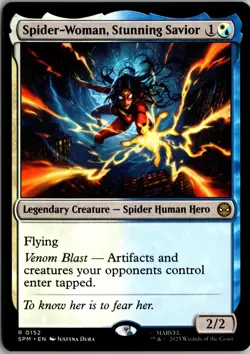 Spider-Woman, Stunning Savior 152 Marvel's Spider-Man Magic: The Gathering NM - Image 1