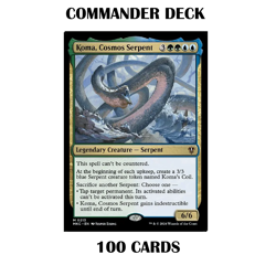 Koma, Cosmos Serpent Custom Commander Deck MTG - Image 1