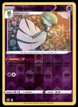 Gardevoir 069/195 Rare Silver Tempest Pokemon Reverse Holo Near Mint - Image 1