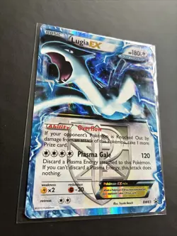 Pokemon Lugia EX TCG Black White BW83 Holo Black Star Promo MP - Image 2