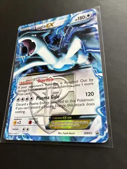 Pokemon Lugia EX TCG Black White BW83 Holo Black Star Promo MP - Image 3