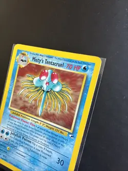 Pokemon TCG Misty's Tentacruel Gym Heroes 10/132 Holo Rare HP - Image 3