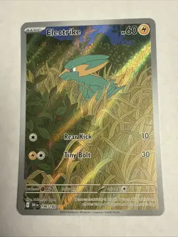 Pokemon - Electrike 196/182 2025 - SV Destined Rivals - Illustration Rare - Image 1