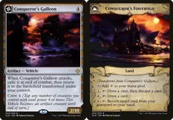 2x Conqueror's Galleon // Conqueror's Foothold Ixalan LP MTG - Image 1