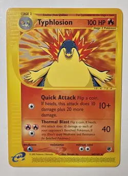 Typhlosion 064/165 2002 Pokemon Expedition Base Set Regular NM - Image 1