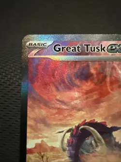 Great Tusk ex 246/198 Special Illustration Holo Scarlet & Violet Pokemon Card - Image 2