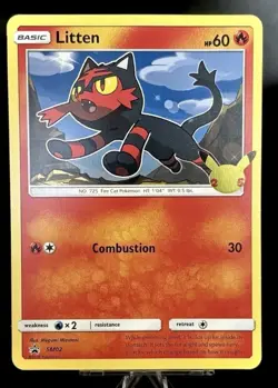 Litten Sm02 - 25th Anniversary - Jumbo Card - NM - Image 1