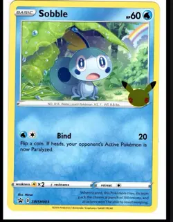 Sobble Swsh003 - 25th Anniversary - Jumbo Card - NM - Image 1