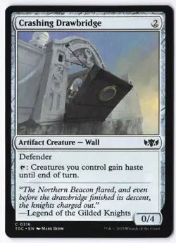 Crashing Drawbridge 316 Commander: Tarkir: Dragonstorm - Image 1