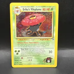 Pokemon 2000 Erika's Vileplume 5/132 Gym Heros Holo Rare - Image 1