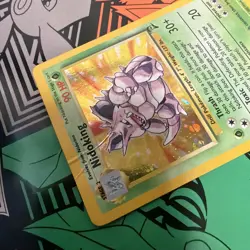 Nidoking 11/130 HP/DMG Base Set 2 Holo WoTC Pokemon TCG - Image 2