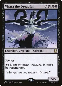 Visara the Dreadful Eternal Masters LP MTG - Image 1