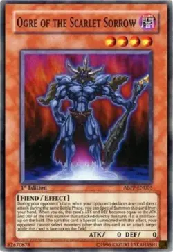 Ogre of the Scarlet Sorrow - ABPF-EN005 - Super Rare - Yugioh - Image 1
