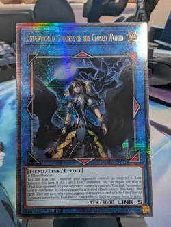 YuGiOh! Underworld Goddess of the Closed World RA02-EN045 Quarter Century 1st - Image 1