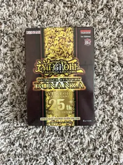Yugioh Quarter Century BONANZA Booster Box 5 Pack 1st Edition - Image 1
