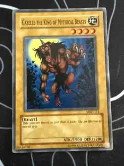 Gazelle the King of Mythical Beasts MRD-124 Metal Raiders Yu-Gi-Oh Unlimited LP - Image 1