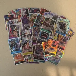 One Piece TCG Lot of 25 Super Rare English Cards NM/M - Image 1